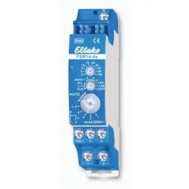 Eltako FSR14-4x Funk 4-kanaals schakelactor 1 NO 4A/250V per kanaal