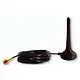 Eltako FA250 Funk antenne met magnetische voet en 250 cm kabel zwart