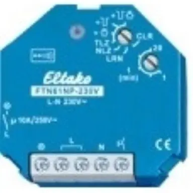 Eltako FTN61NP-230V Funkactor Treppenlicht-Nachlaufschalter 230V. 1 Schließer nicht potenz