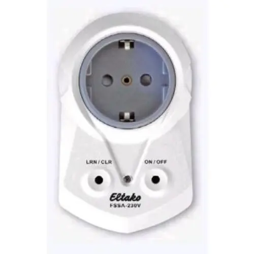 Eltako FSSA-230V Funk EnOcean tussenstekker schakelactor met randaarde