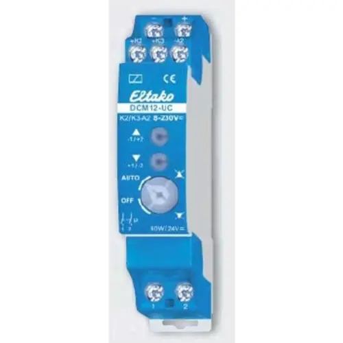 Eltako DCM12-UC motorrelais DIN-rail 24V DC 90W 2 maakcontacten
