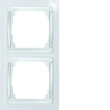 Eltako R2E-wg 2-fach-Rahmen reinweiss glänzend