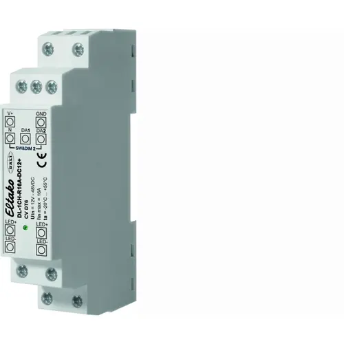 Eltako DL-1CH-R16A-DC12+ 1-kanaals DALI PWM LED dimmer tot 16A met DALI stuuringang