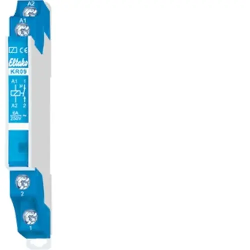 Eltako KR09-230V Koppelrelais 1 NO potentiaalvrij 6A/250V AC. stuurspanning 230VAC