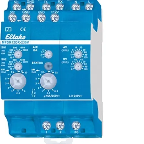 Eltako MFSR12DX-230V multifunctioneel stroomrelais voor de DSZ15DZ-3x80A