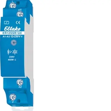Eltako ER12SSR-UC 400W solid state schakelrelais voor DIN-rail