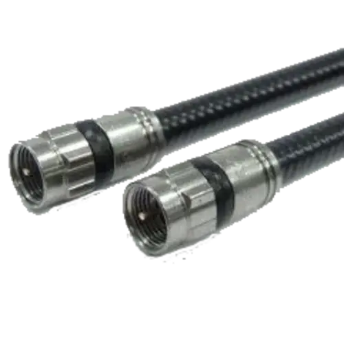 Technetix JPLUS651CB20 RG 6 coax patchkabel male - male 50cm zwart