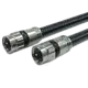 Technetix JPLUS651CB20 RG 6 coax patchkabel male - male 50cm zwart