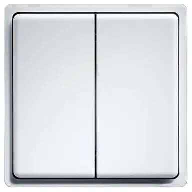 Eltako FMT55/4-wg batterijloze 4-kanaals mini afstandsbediening helder wit glans