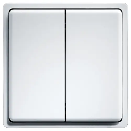 Eltako FMT55/4-wg batterijloze 4-kanaals mini afstandsbediening helder wit glans