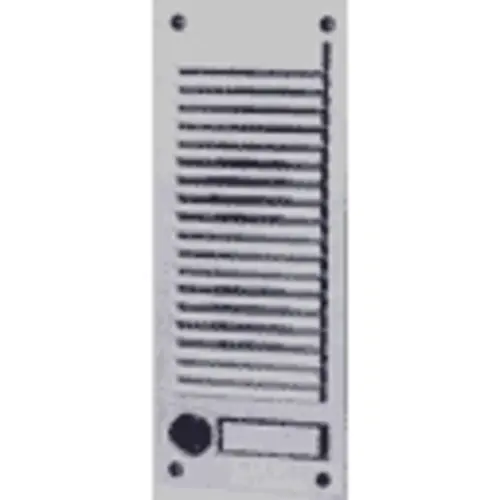 Atea AB205A01CBD deurluidspreker smal inbouw met 1 dubbel verchroomde beldrukker