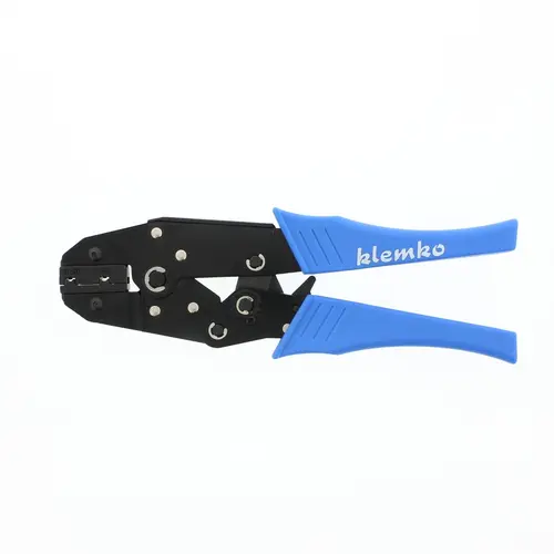 Bluegrip SKT-2507-FLB krimptang ongeïsoleerde haakse vlakstekerhulzen