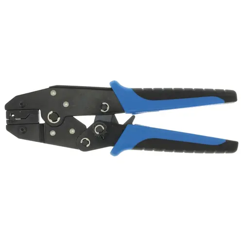 Bluegrip SKT-2507-FLAG krimptang ongeïsoleerde Haakse Vlakstekerhulzen flag