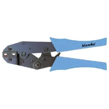 Bluegrip SKT-1525F GKS krimptang geïsoleerde haakse flag kabelschoenen 0,5-2,5 mm²