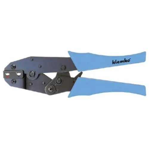 Bluegrip SKT-1525F GKS krimptang geïsoleerde haakse flag kabelschoenen 0,5-2,5 mm²