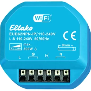 Eltako EUD62NPN-IP/110-240V dimactor universele LED dimmer 300W met IP