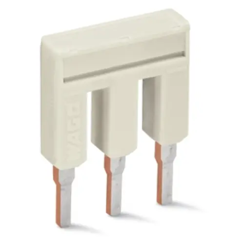 Wago 2002-403 doorverbindingsbrug 3-voudig geïsoleerd lichtgrijs