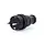 Power PWS161KS Solid stekker 16A TPE randaarde IP44 zwart