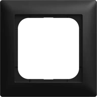 Busch-Jaeger 1721-915 afdekraam 1-voudig Balance SI zwart mat