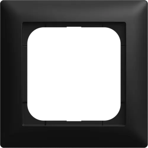 Busch-Jaeger 1721-915 afdekraam 1-voudig Balance SI zwart mat