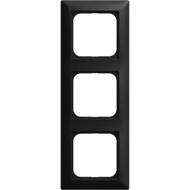 Busch-Jaeger 1723-915 afdekraam 3-voudig Balance SI zwart mat