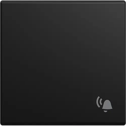 Busch-Jaeger 2520 KI-915 schakelwip symbool bel Balance SI zwart mat