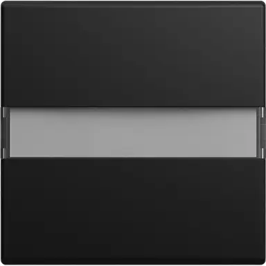 Busch-Jaeger 2506 N-915 schakelwip met tekstkader Balance SI zwart mat