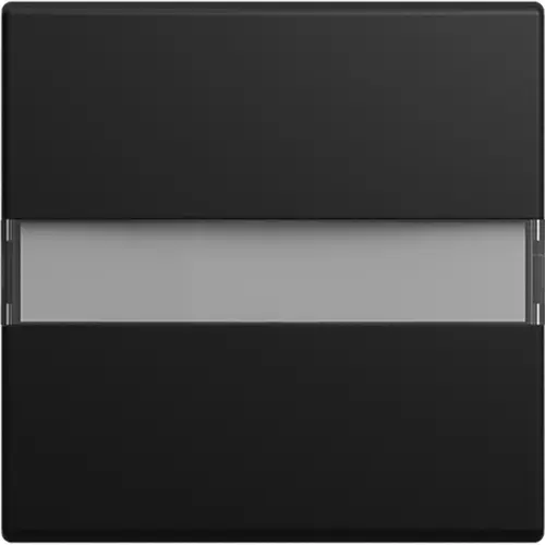 Busch-Jaeger 2506 N-915 schakelwip met tekstkader Balance SI zwart mat