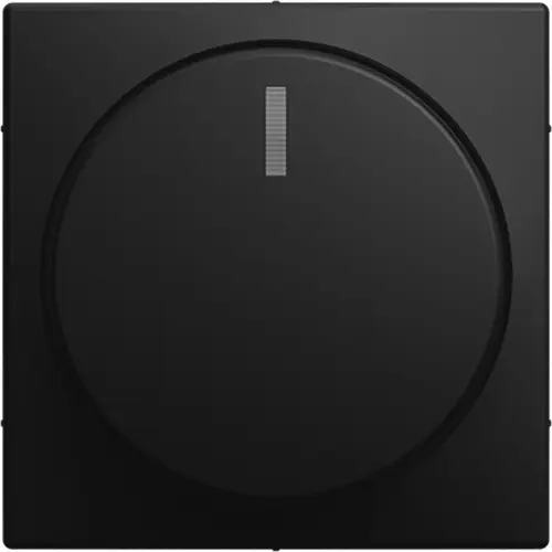 Busch-Jaeger 2115-915 dimmerknop draai/drukdimmer Balance SI zwart mat