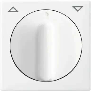 Busch-Jaeger 2542 DR-914 draaiknop jaloezieschakelaar Balance SI wit glans