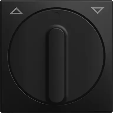 Busch-Jaeger 2542 DR-915 draaiknop jaloezieschakelaar Balance SI zwart mat