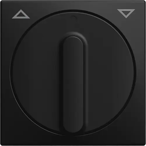 Busch-Jaeger 2542 DR-915 draaiknop jaloezieschakelaar Balance SI zwart mat