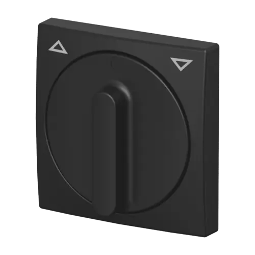 Busch-Jaeger 2542 DR-915 draaiknop jaloezieschakelaar Balance SI zwart mat