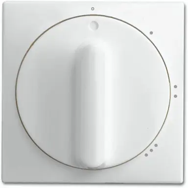 Busch-Jaeger 2542 DR/01-914 draaiknop driestandenschakelaar met nul Balance SI wit glans