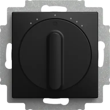 Busch-Jaeger 2711 UCDRL-915 driestandenschakelaar met binnenwerk en knop Balance SI zwart mat