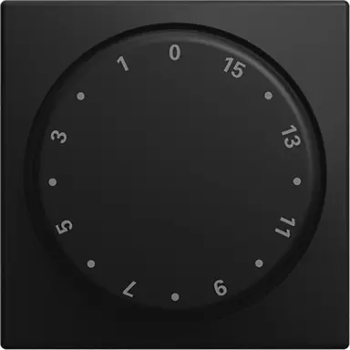 Busch-Jaeger 1770-915-102 draaiknop tijdschakelaar 15 min Balance SI zwart mat