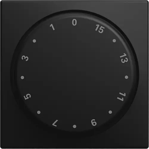 Busch-Jaeger 1770-915-102 draaiknop tijdschakelaar 15 min Balance SI zwart mat