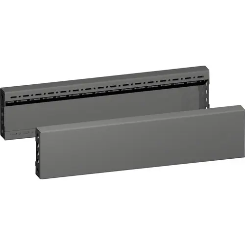 Rittal 8660033 sokkelplinten zijkant 600x100 zwart set van 2 stuks