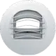 Soler & Palau Alize 30 wit ventilatieventiel 30mm kunststof wit (Exclusief montage ring)