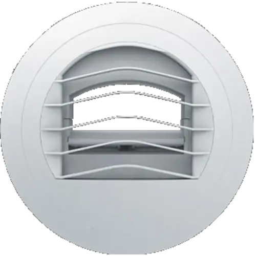 Soler & Palau Alize 75 wit ventilatieventiel 75mm kunststof wit (Exclusief montage ring)