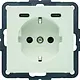 Berker 48156089 wandcontactdoos randaarde 2 x USB-C Q1/Q3/Q7 wit