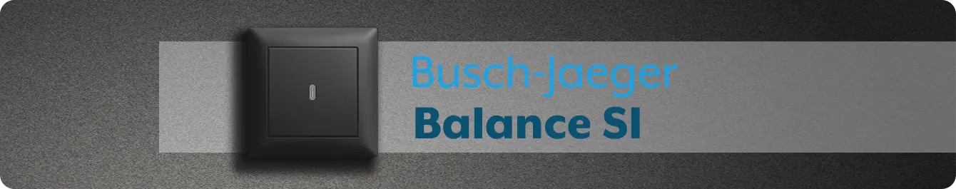 Busch-Jaeger Balance SI schakelmateriaal