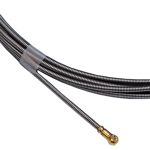 Wymefa 90310 trekveer IDEAAL 10 meter blank staal 5,2mm met binnenkabel 1x kogelkop