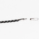 Wymefa 32015 trekveer 15 meter zwart polyester 6mm met zoekveer en 1x M5-kop