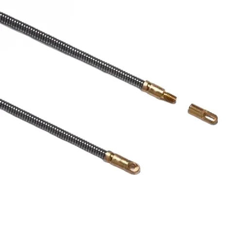 Wymefa 91620 trekveer IDEAAL 30 meter blank staal 5,2mm met binnenkabel 1x M5-kop 1x sleufkop