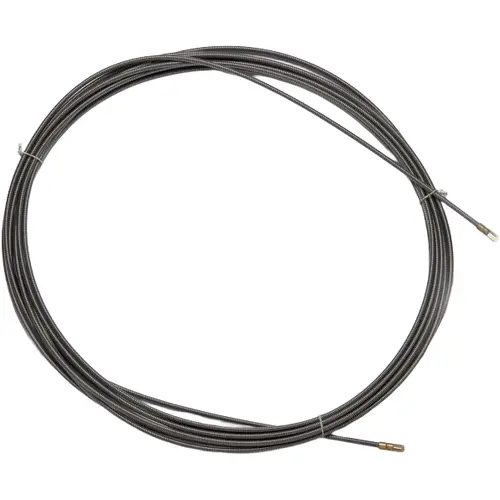 Wymefa 90330 trekveer IDEAAL 10 meter blank staal 5,2 mm met binnenkabel 2 x sleufkop