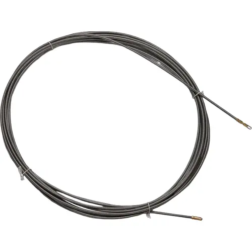 Wymefa 91640 trekveer IDEAAL 50 meter blank staal 5,2mm met binnenkabel 1x M5-kop 1x sleufkop