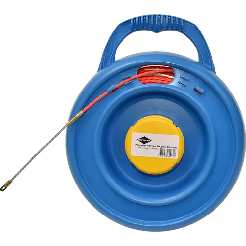 Wymefa 31032 Polyester trekveer 30moranje Ø4,5mm+zoekv.+1 M5 kopje+pvc oprol-box 4 stuk