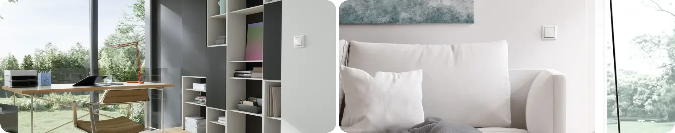 Busch-Jaeger Balance SI schakelmateriaal in sfeerbeelden