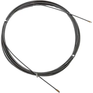 Wymefa 90510 trekveer IDEAAL 15 meter blank staal 5,2mm met binnenkabel 2 x gladde kop